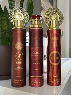 ajwaa/lattafa/areej air freshener bundle